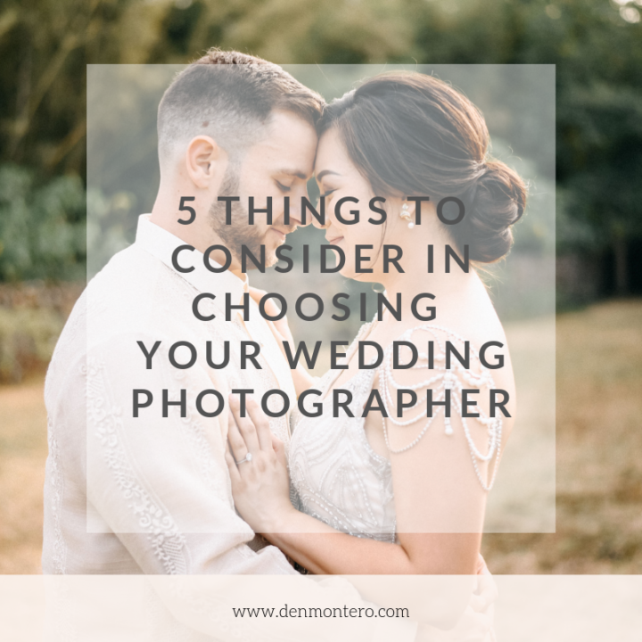 How To Choose Your Wedding Photographer